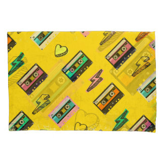 Retro Cassette: 80's Love Party Design Pillowcase