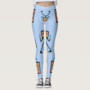 Retro Cassette Man Leggings
