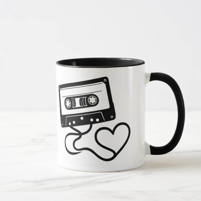 Retro Cassette Mug – A Sip of Nostalgia (Right)