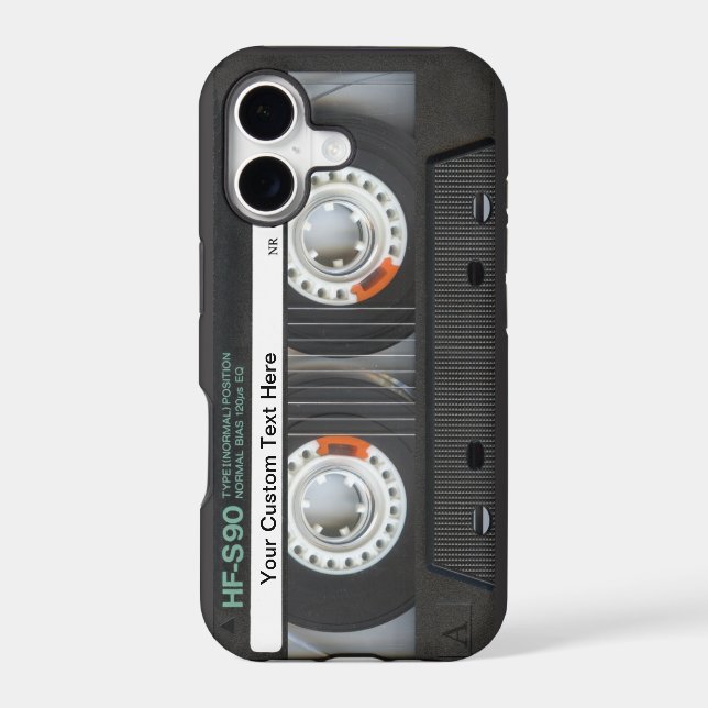 Retro Cassette Tape (Back)