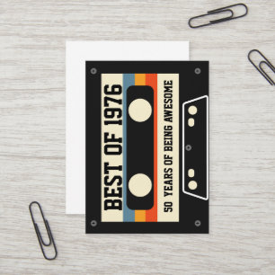 Retro Cassette Tape "Best Of" Business Card