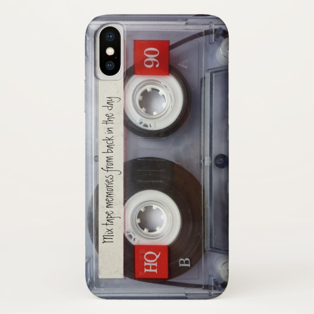 Retro Cassette Tape Case-Mate iPhone Case (Back)