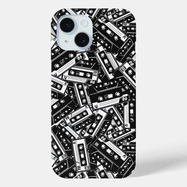 Retro Cassette Tape iPhone Case (Back)