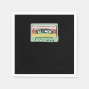 Retro Cassette Tape Napkin