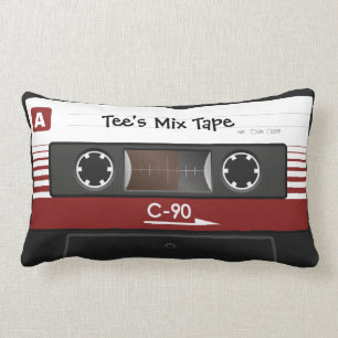 Retro Cassette Tape Pillow