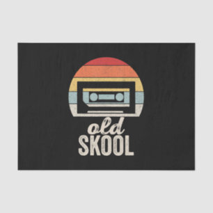 Retro Cassette Tape Shirt Old School Vintage Music Tissue Paper