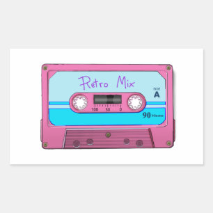 Retro Cassette Tape Sticker