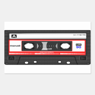 RETRO CASSETTE TAPE STICKER les années 70 80s 90s