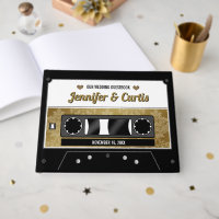 Retro Cassette Tape Wedding Guest Book