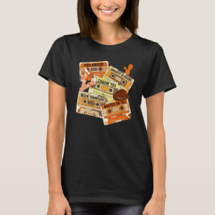 Retro Cassette Wasted On You Proof Western Country T-Shirt