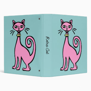 Retro Cat Binder