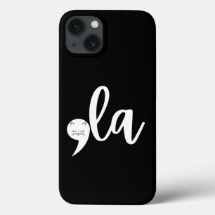 Retro Cat Comma La Kamala Harris 2024 Election  iPhone 13 Case