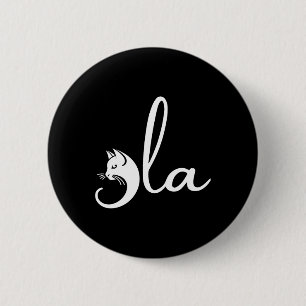 Retro Cat Comma La Kamala Harris For President 202 2 Inch Round Button