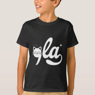 Retro Cat Comma La Kamala Harris For President 202 T-Shirt