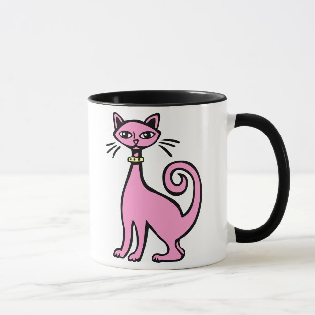Retro Cat - Customized Mug (Right)
