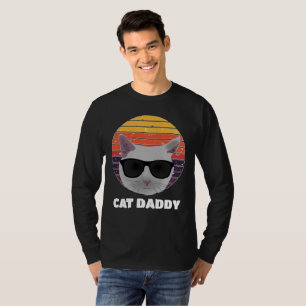 RETRO CAT DADDY VINTAGE 80s STYLE T-SHIRTS