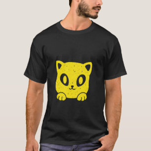 Retro Cat Face Cat Kitten 80s 90s Child T-Shirt