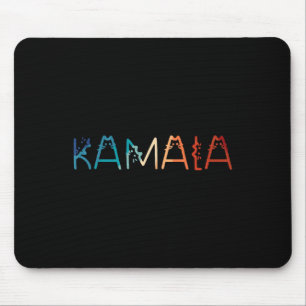 Retro Cat Lettering Positive Funny Mouse Pad
