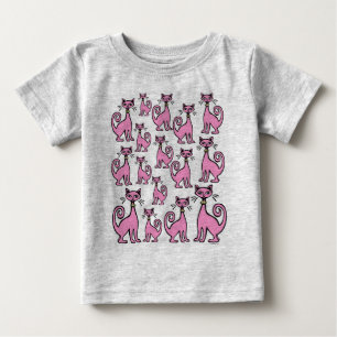 Retro Cats - Baby - (F&B design) - Customized T-Shirt