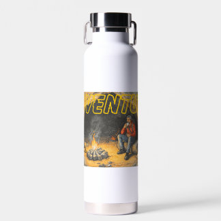 Retro Cave Camping Adventure Compass Travel Mug Water Bottle