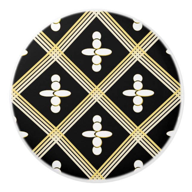 Retro ceramic handle knob (Front)