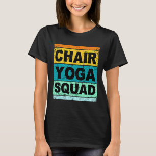 Retro Chair Yoga Squad Shirt Funny Yogi For Men Wo