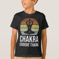 Retro Chakra Groove Thang Funny Yoga Spiritual Med