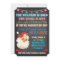 Retro Chalkboard Christmas Party Invitation