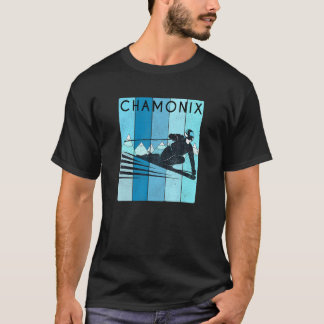 Retro Chamonix France Ski Vintage Chamonix France T-Shirt