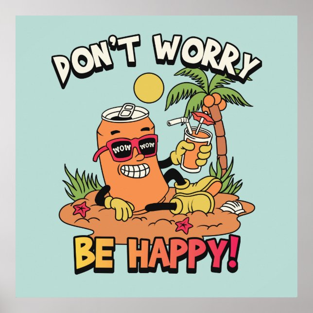 Retro character poster (Front)