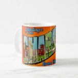 Retro Charlotte NC Postcard Coffee Mug<br><div class="desc">A colourful, vintage postcard greeting from Charlotte, North Carolina repurposed!</div>