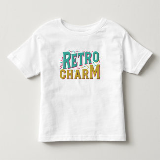 Retro Charm multi Colour design T-Shirt