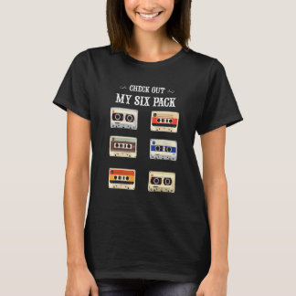 Retro Check Out My Six Pack Vintage Classic Music T-Shirt