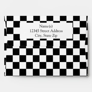 Rétro Checkered - enveloppe