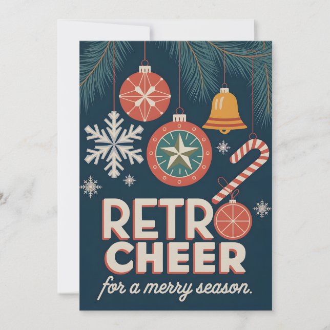 Retro Cheer - Christmas Card (Front)