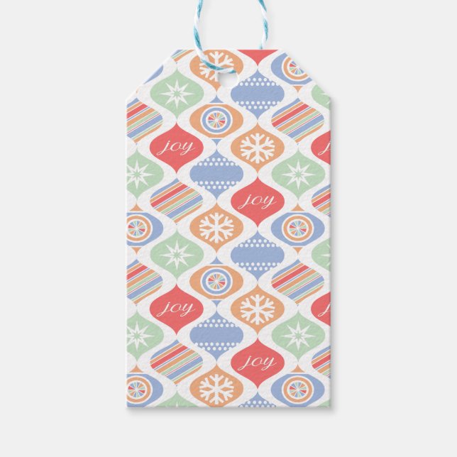 Retro Cheer Gift Tags (Front)