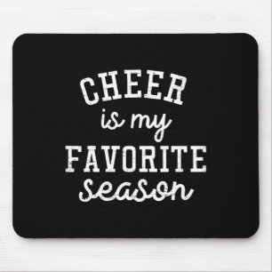 Retro Cheer Is My Favourite Season Cheerleading Co Mouse Pad