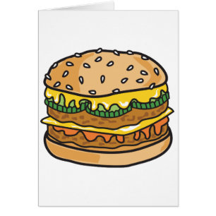 retro cheese hamburger