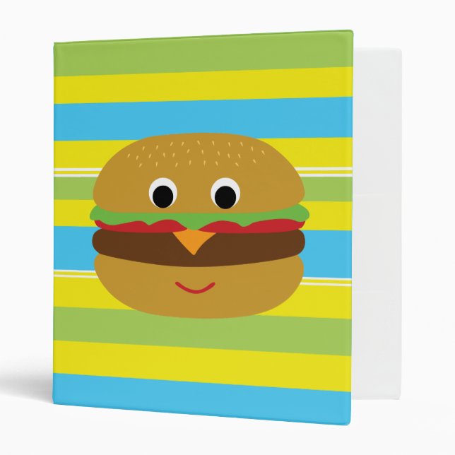 Retro Cheeseburger Binder (Front/Inside)