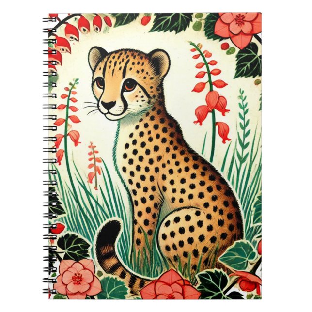 Retro Cheetah                                      Notebook (Front)