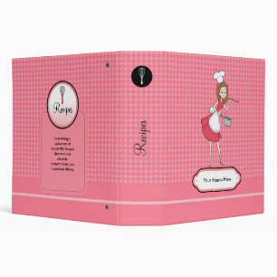 Retro Chef Binder Recipe Organizer