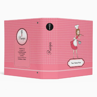 Retro Chef Binder Recipe Organizer