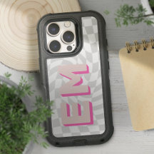 Retro Chequerboard Bold Monogram