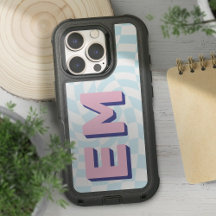 Retro Chequerboard Bold Monogram