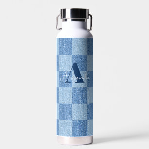 Retro Chequered Fade Water Bottle