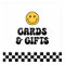 Retro Chequered Happy Face Birthday Cards and Gift