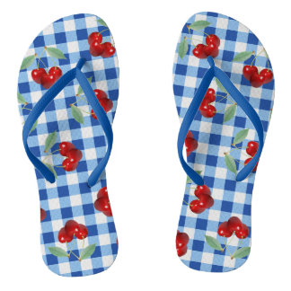 Retro Cherries Flip Flops