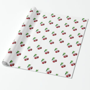 Retro Cherries Gift Wrap
