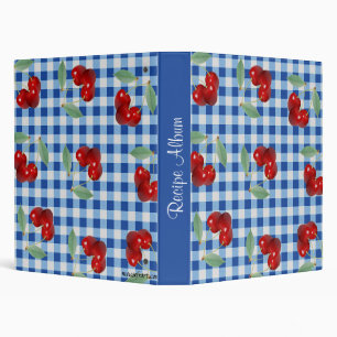 Retro Cherries Recipe Album Binder