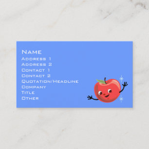 Retro Cherry Guy Business Card